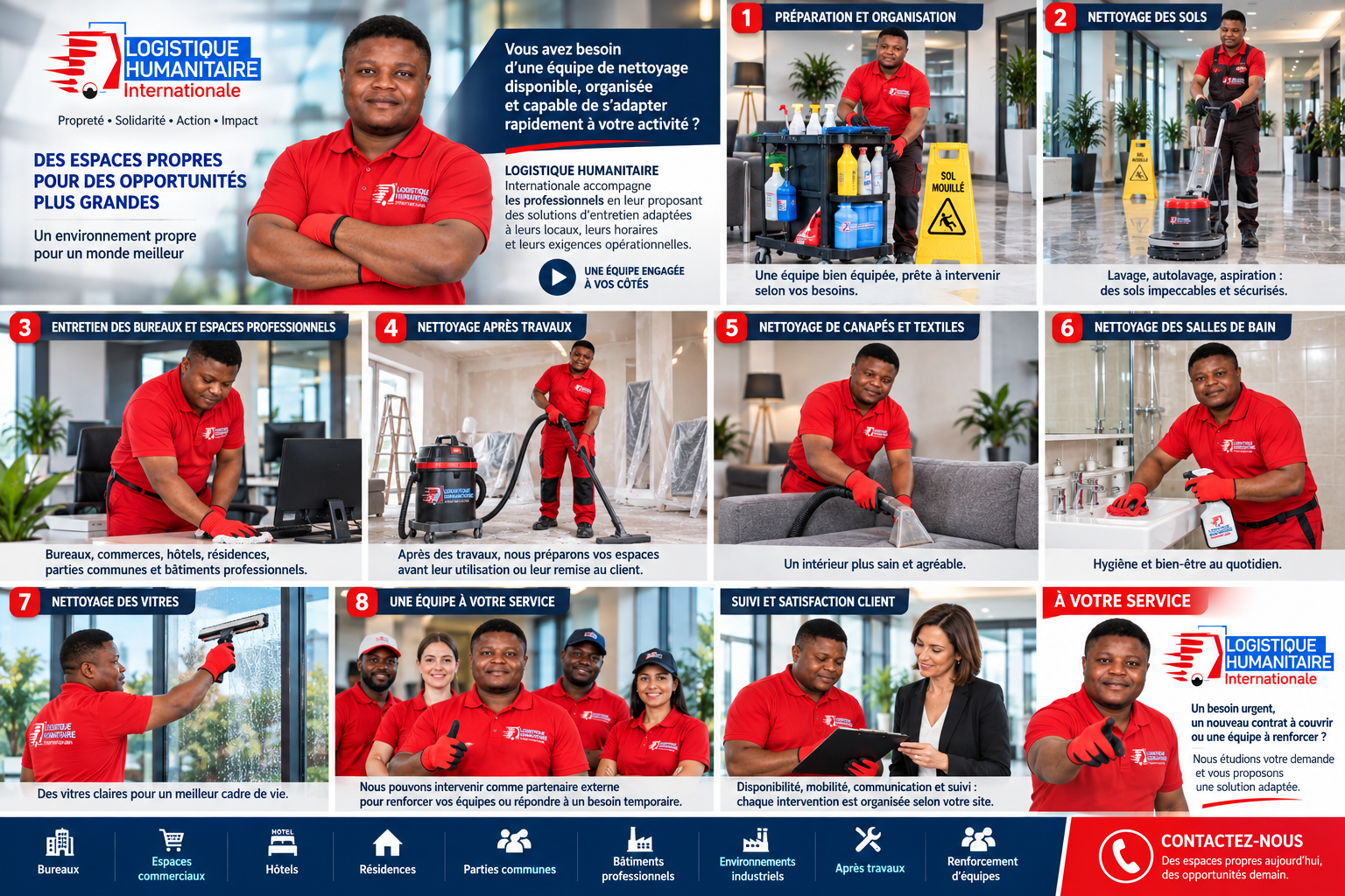 LOGISTIQUE HUMANITAIRE Internationale ASBL — réalisation 1