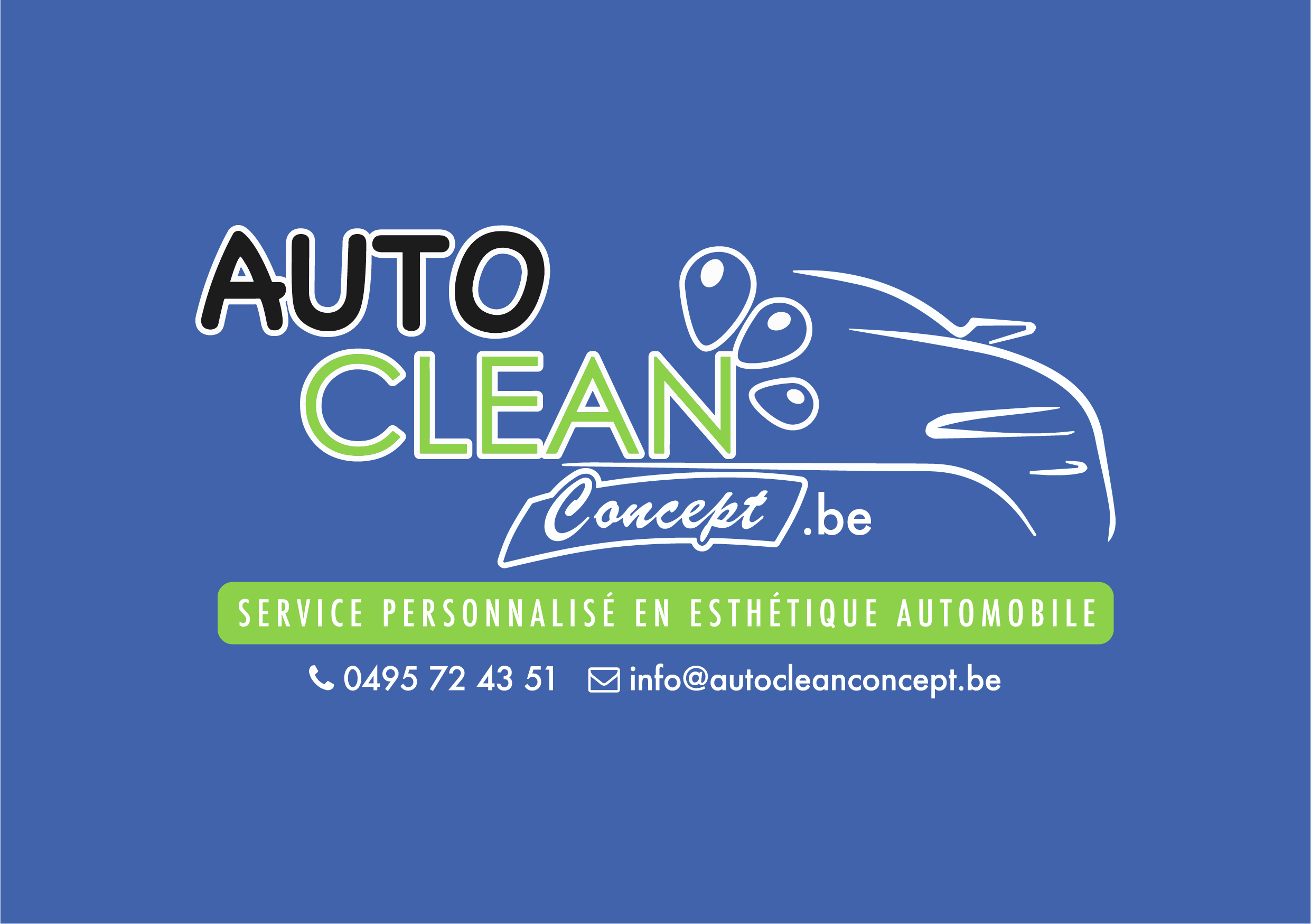 Logo Auto Clean Concept