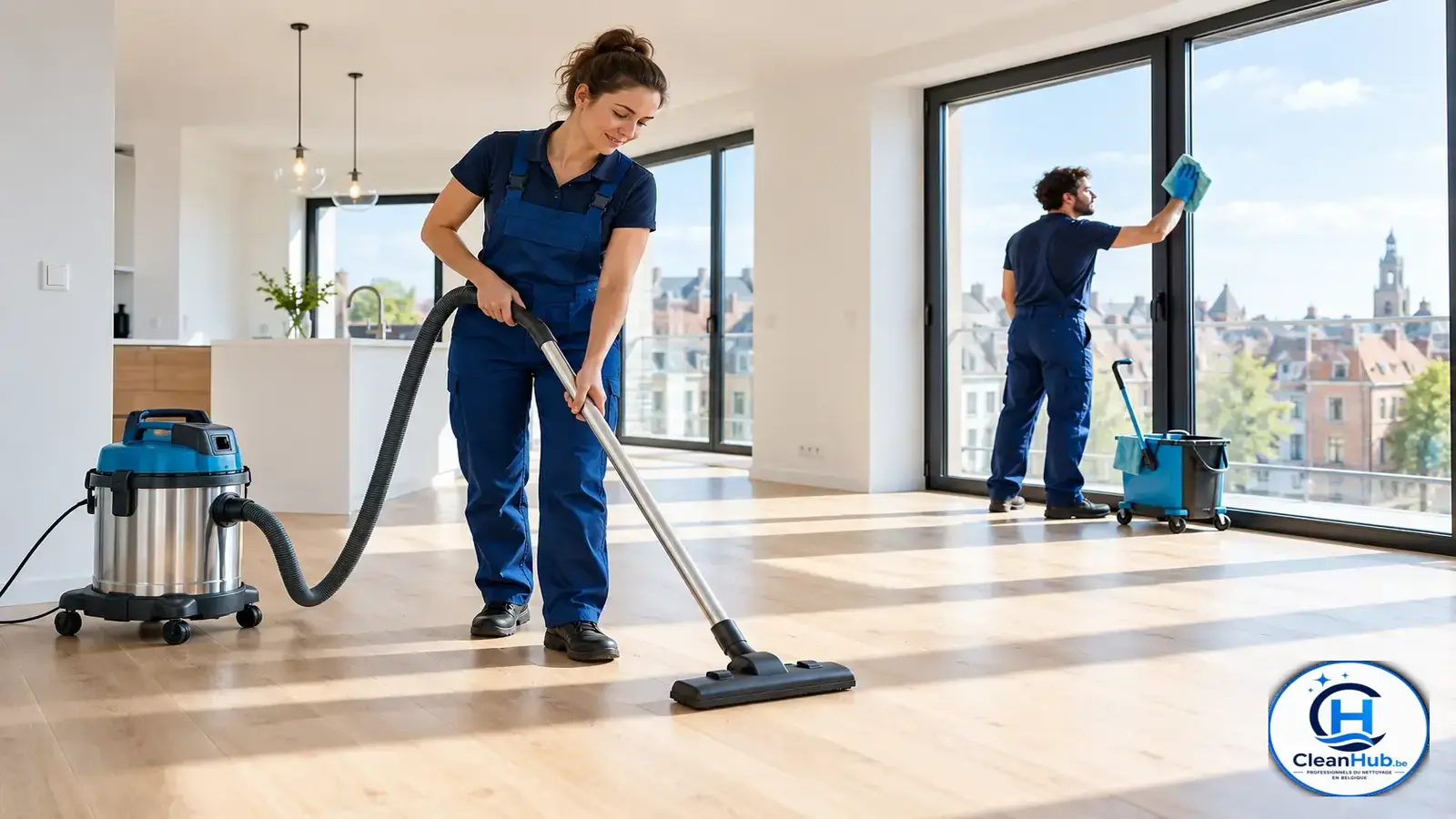 Nettoyage professionnel après chantier en Belgique